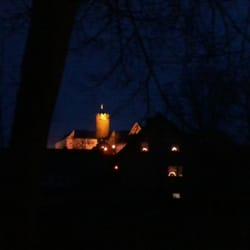 Märchenburg - Burg bei Nacht