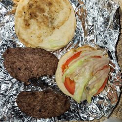 Cook Out - This is a joke of a double burger