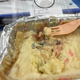 M and m butter cake. M and m butter cake.