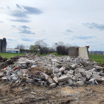 Hoover's Demolition - The concrete is piling up for the grinder - Junk Removal & Hauling Near Me - East Earl, Pennsylvania Hoover's Demolition - The concrete is piling up for the grinder - Junk Removal & Hauling Near Me - East Earl, Pennsylvania