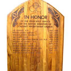 Quality One Engravers - Laser engraving on wood.