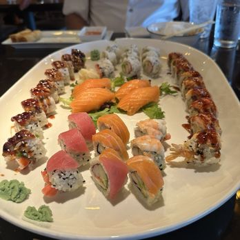 Arata Sushi - Dragon roll and California roll and prospect roll and salmon. - Sushi Bars Near Me - Prospect, Kentucky