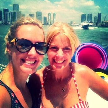 Caribbean Spirit - City line behind us while on the boat... On our way out to snorkel. - Boating Near Me - Miami, Florida