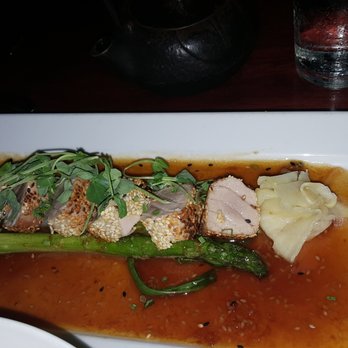 Origin French Thai - Pan seared tuna (overcooked:() - Thai Near Me - Somerville, New Jersey Origin French Thai - Pan seared tuna (overcooked:() - Thai Near Me - Somerville, New Jersey