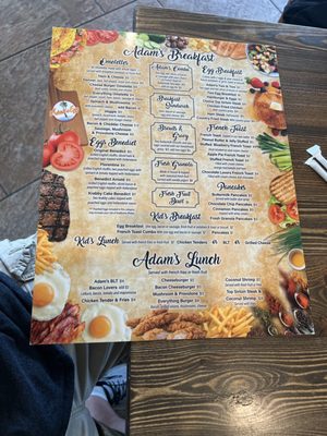 Menu photo 3 Adam's Egg Daytona Beach, FL