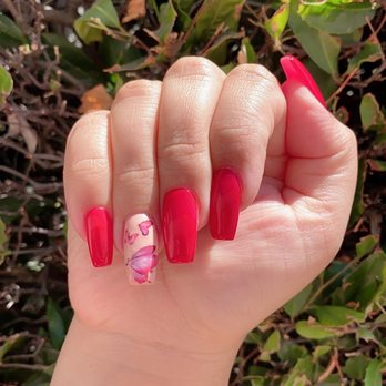 Legends Nails & Spa - How cute are my nails ! - Nail Salons Near Me - Rancho Cucamonga, California