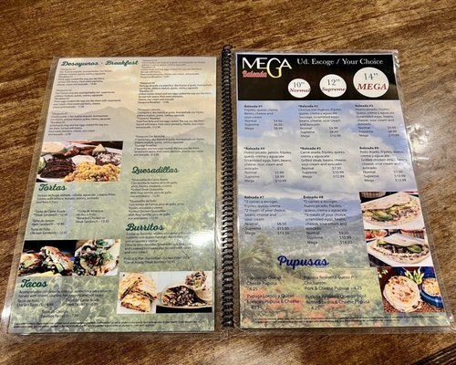 Menu photo 2 Mega Baleada Charlotte, NC