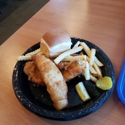 Walleye dinner...skimpy fries. Doesn't include drink for$$$$