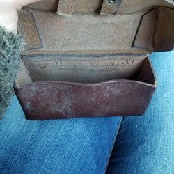Iron And Wood - Love this little leather bag!