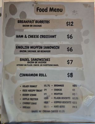 Menu photo 2 Sleepy Dog Coffee Eagle River, AK