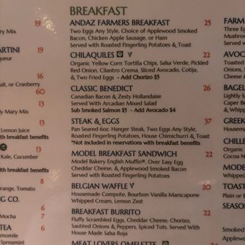 Andaz Napa - Breakfast Menu - Hotels Near Me - Napa, California Andaz Napa - Breakfast Menu - Hotels Near Me - Napa, California