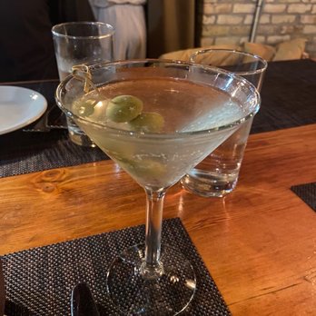 Onesto - Dirty martini with blue cheese olives - Venues & Event Spaces Near Me - Milwaukee, Wisconsin Onesto - Dirty martini with blue cheese olives - Venues & Event Spaces Near Me - Milwaukee, Wisconsin