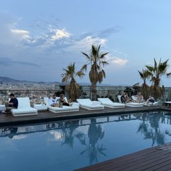 Renaissance Barcelona Fira Hotel - 2025 June - rooftop bar/pool view
