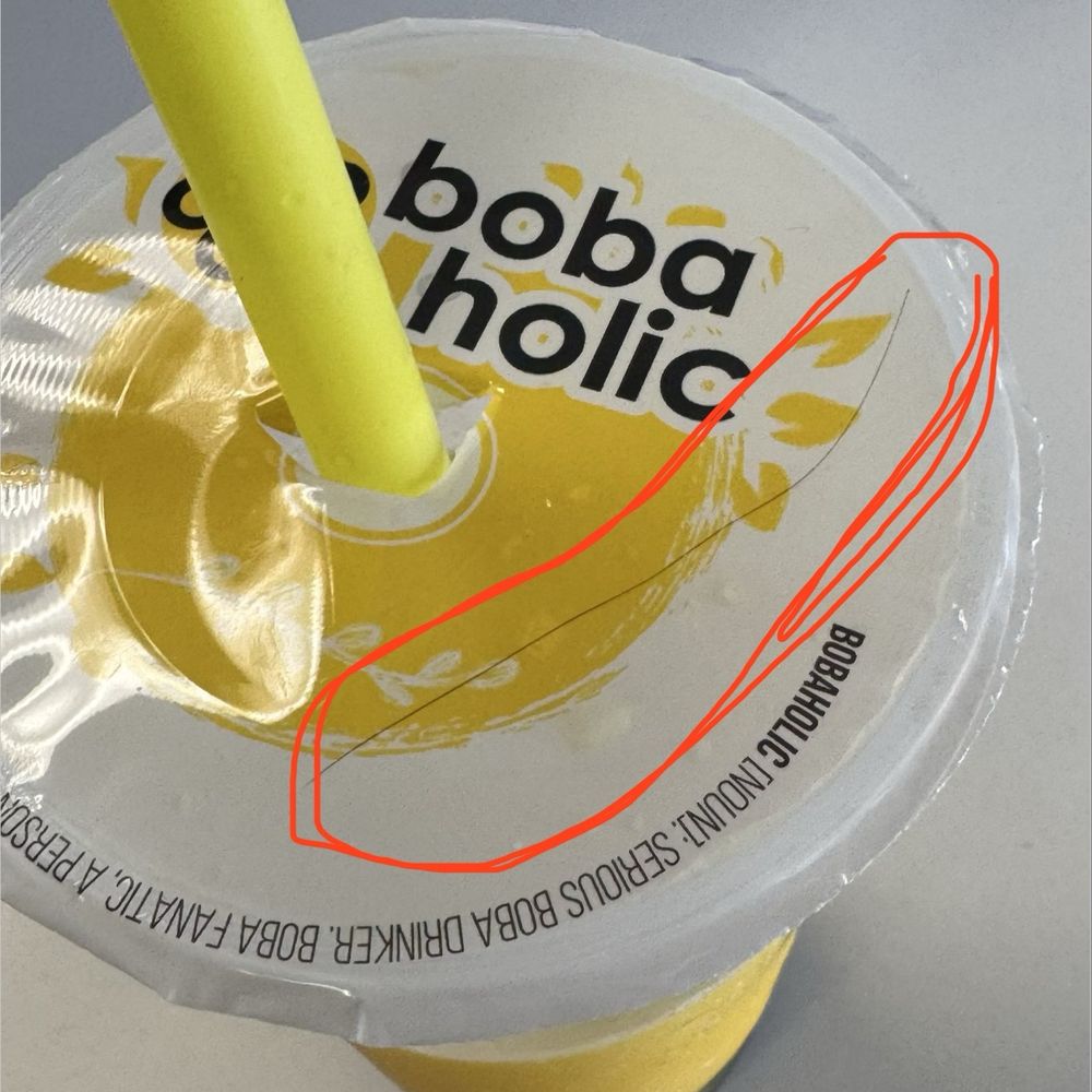Picture of the hair that came up through the straw while my daughter was drinking it. DISGUSTING
