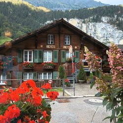 Hotel Silberhorn - View from front door of hotel