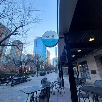 Pinched on the River - Outside Patio - Mediterranean Near Me - Chicago, Illinois Pinched on the River - Outside Patio - Mediterranean Near Me - Chicago, Illinois