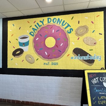 Daily Donuts - Mural - Bubble Tea Near Me - Orange Park, Florida