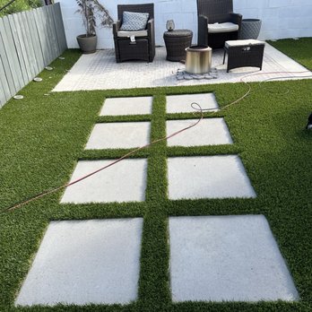 Allstar Turfpros - Installation of turf and walkway - Landscaping Near Me