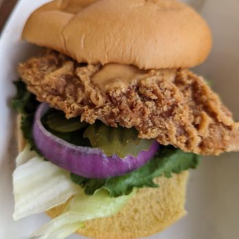 Wholly Cow - Organic Crispy Chicken sandwich - Burgers Near Me - Austin, Texas