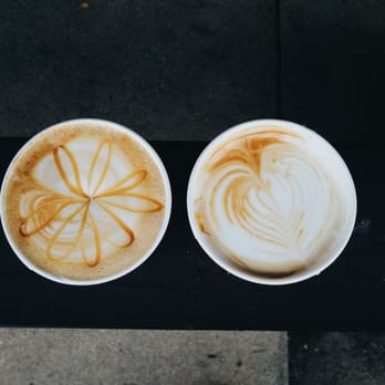 Klatch Coffee - Caramel lattés - Coffee & Tea Near Me - Rancho Cucamonga, California