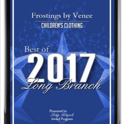Frostings By Venee - Best clothing store in long branch NJ 2017 award.