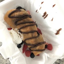 Chocolate & Banana Chimichanga