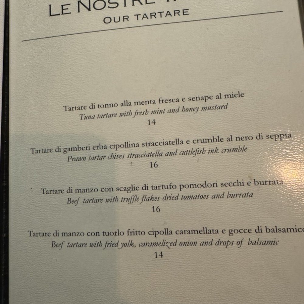 Murales Bistro' - Tartare Menu - Bistros Near Me - Florence, FI Murales Bistro' - Tartare Menu - Bistros Near Me - Florence, FI