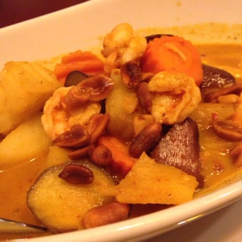 Imperial Thai Cuisine - Mussumun curry with pineapple potato and peanuts - Thai Near Me - Anaheim, California Imperial Thai Cuisine - Mussumun curry with pineapple potato and peanuts - Thai Near Me - Anaheim, California