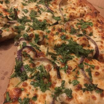 Pizzawala's - Roasted Garlic Pizza (minus peppers with extra garlic and cilantro), my personal fav! - Pizza Near Me - Canton, Michigan Pizzawala's - Roasted Garlic Pizza (minus peppers with extra garlic and cilantro), my personal fav! - Pizza Near Me - Canton, Michigan