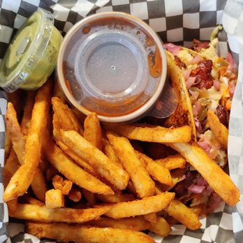 Streetside Munchies - Gobi tacos with fries - Chinese Near Me - Brampton, Ontario
