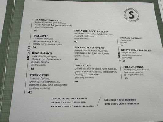 Menu photo 8 Spoon and Stable Minneapolis, MN