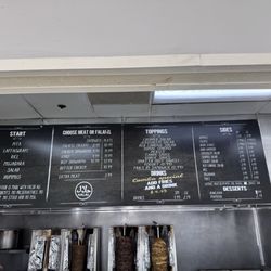 Falafel Cafe - Menu as of 9/19/26