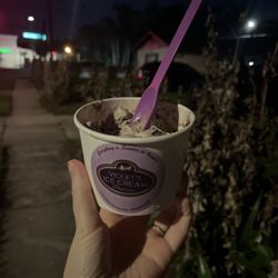 One scoop dairy free peanut butter and cookies