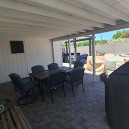 Backyard patio