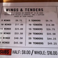 Wing Itz - Newmarket - Not the cheapest wings but tons of options