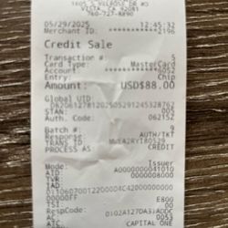 Plaza Cleaners - Receipt for 3 women's cotton dresses