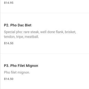 Pho Today - Pho soup menu - Vietnamese Near Me - South Plainfield, New Jersey