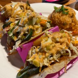 Milanesa Tacos - with Shrimp