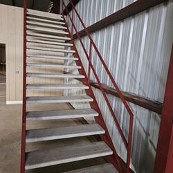 Integrity Welding And Construction - Stairways to lofts inside of barn or shop