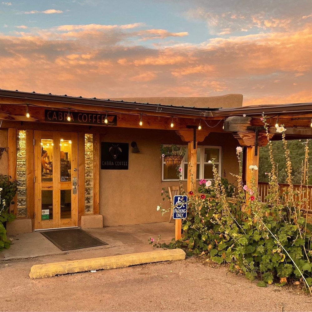Cabra Coffee - the entrance to the cafe - Coffee & Tea Near Me - Cedar Crest, New Mexico