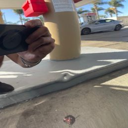The ding that was still there after paying $160 The ding that was still there after paying $160