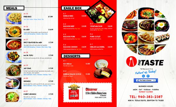 Menu photo 4 The Taste Denton, TX Menu photo 4 The Taste Denton, TX