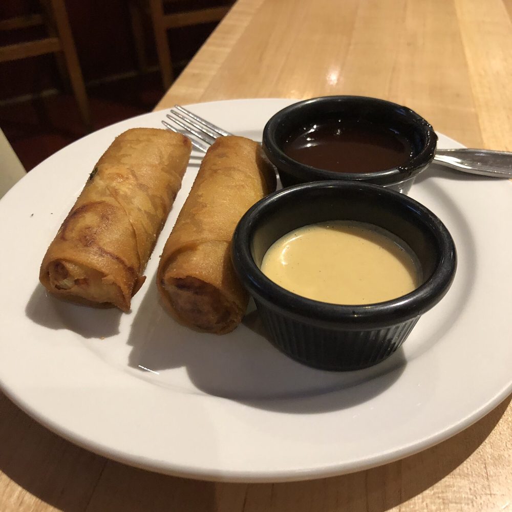Orient Express - Egg rolls. I enjoyed the sauce options. The mustard was spicy/hot. - Chinese Near Me - Atlanta, Georgia