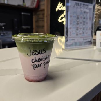 Ambassadors Coffee - Strawberry Matcha  ILYJ. ALWAYS & FOREVER. - Coffee & Tea Near Me - San Antonio, Texas