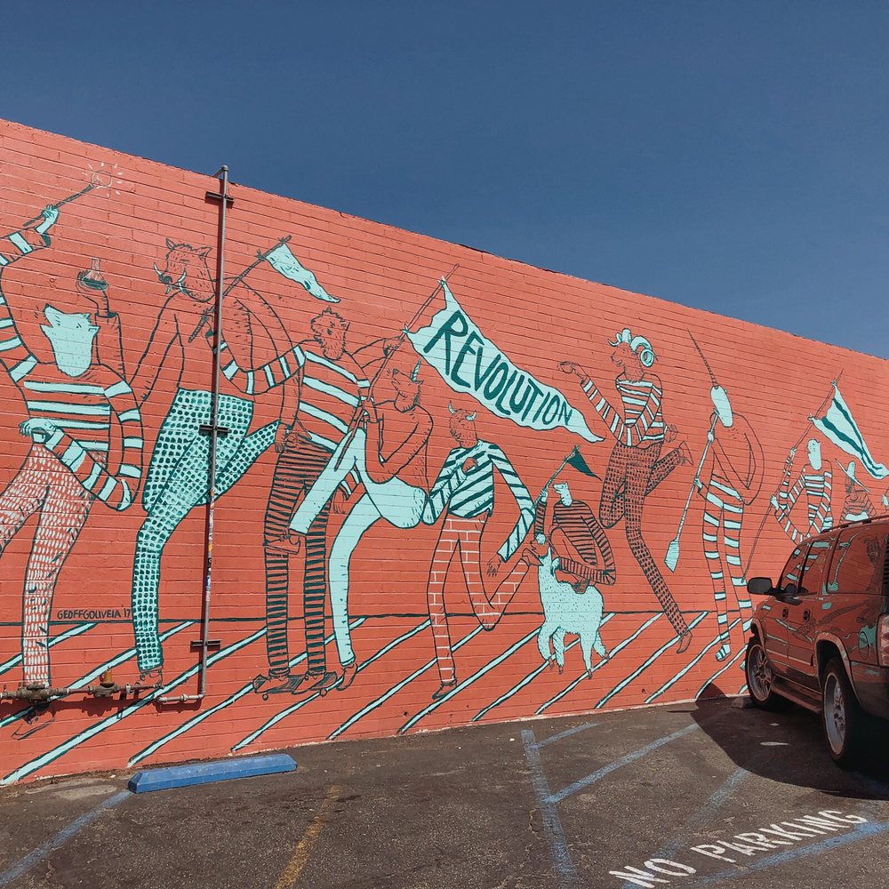 Revolution Roasters - Outside mural - Coffee & Tea Near Me - Oceanside, California Revolution Roasters - Outside mural - Coffee & Tea Near Me - Oceanside, California