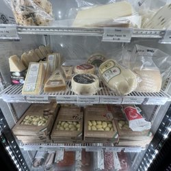 Gusto Deli & Bistro - Our imported cheese/meat/gnocchi/ravioli selection.