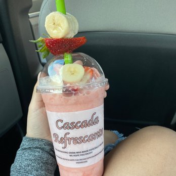 Cascada Refrescante - #20 ! Strawberry banana - Juice Bars & Smoothies Near Me - Paramount, California