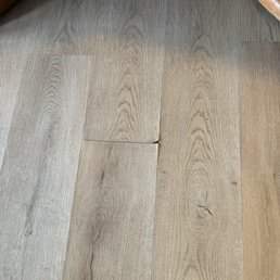 Kitchen floor coming up