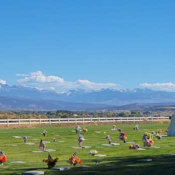 Grand View Cemetery - The beautiful San Juan's and the veterans' burial area in the forefront. - Funeral Services & Cemeteries Near Me - Montrose, Colorado