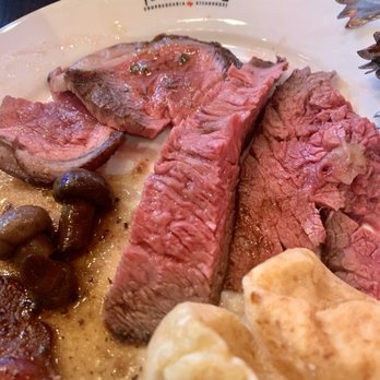 Texas de Brazil - Miami Dolphin Mall - Love my medium Brazilian Picanha, sirloin, Brazilian Cheese Bread! - Steakhouses Near Me - Miami, Florida